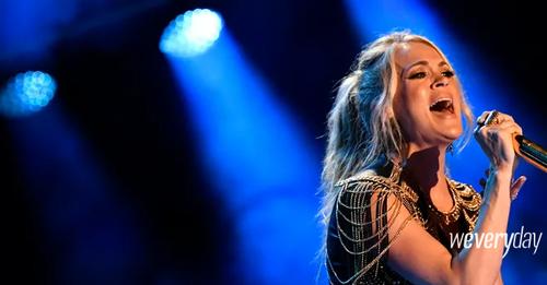 Carrie Underwood Performs “Go Rest High On That Mountain” in Memory of Vince Gill
